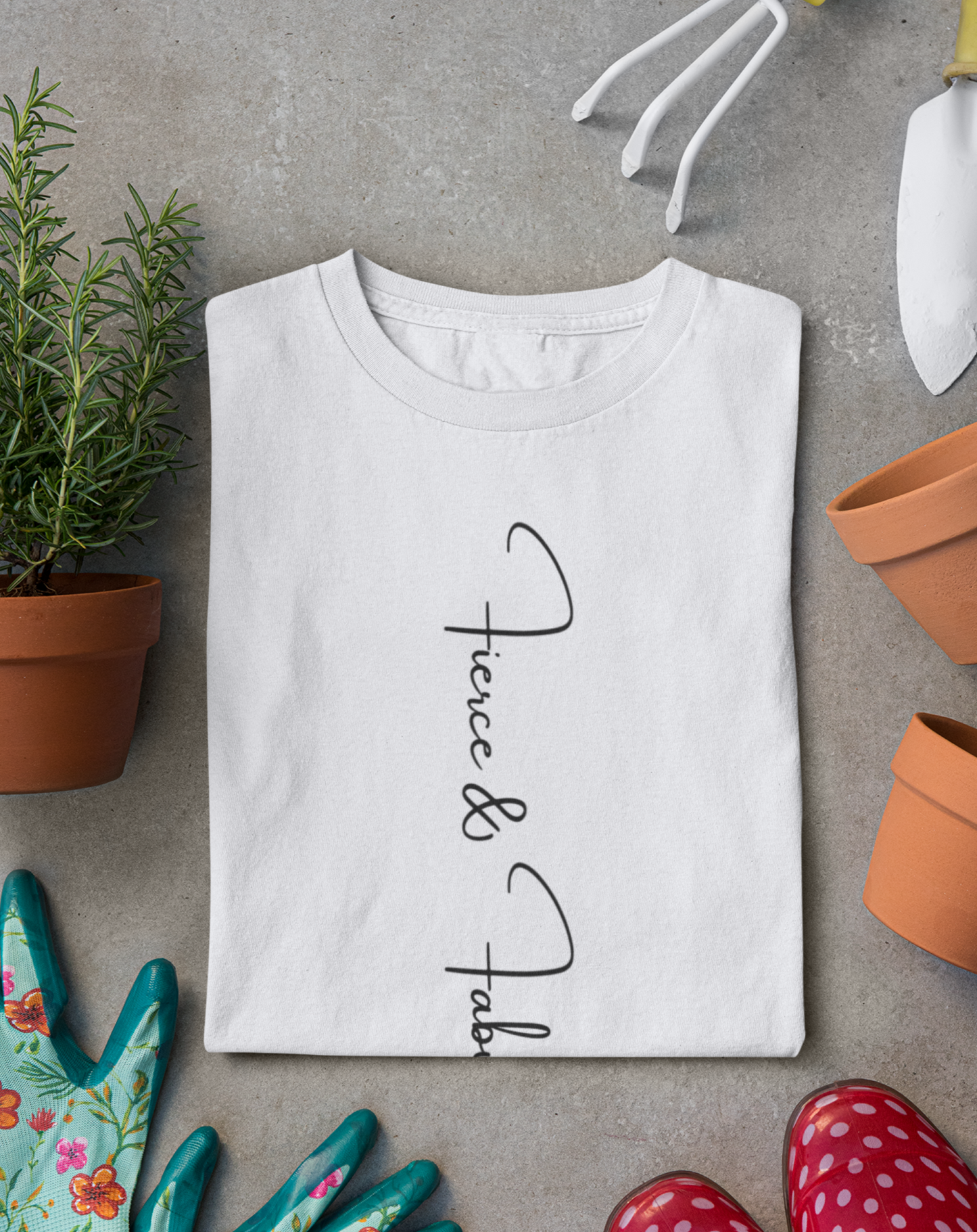 Fierce and Fabulous cotton T-shirt. Small through to 3XL