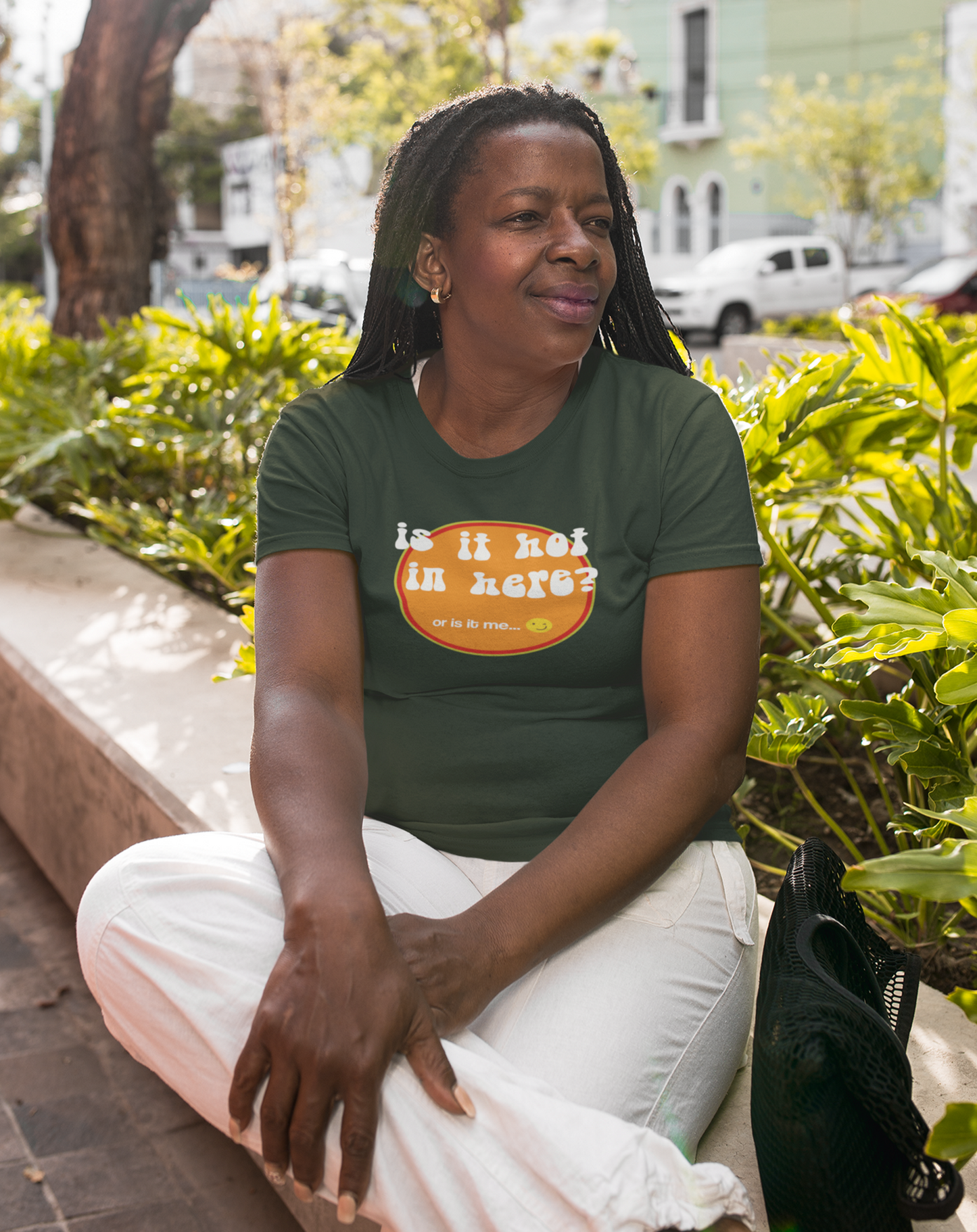 Is it Hot In Here? Women's Organic Cotton T-Shirt. Sizes Small through to 2XL