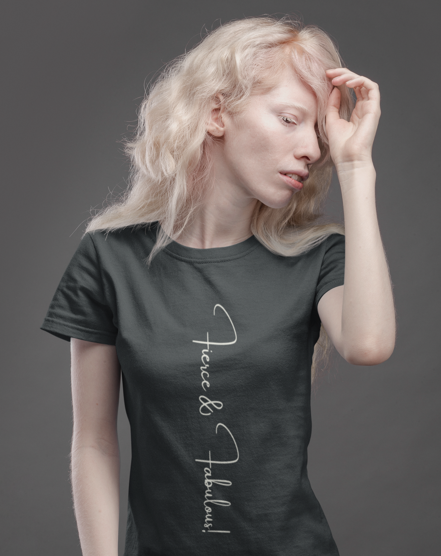 Fierce and Fabulous cotton T-shirt. Small through to 3XL