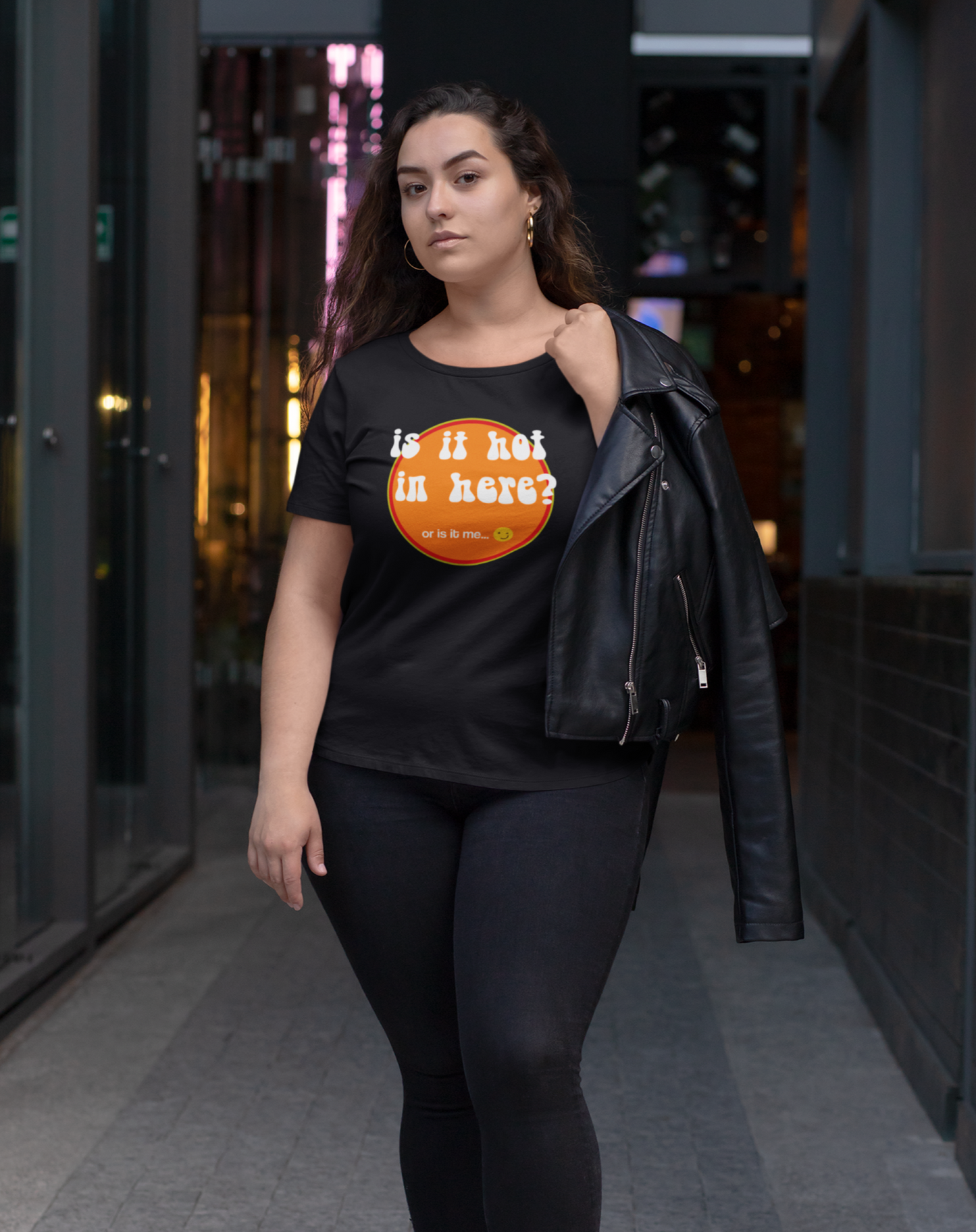 Is it Hot In Here? Women's Organic Cotton T-Shirt. Sizes Small through to 2XL