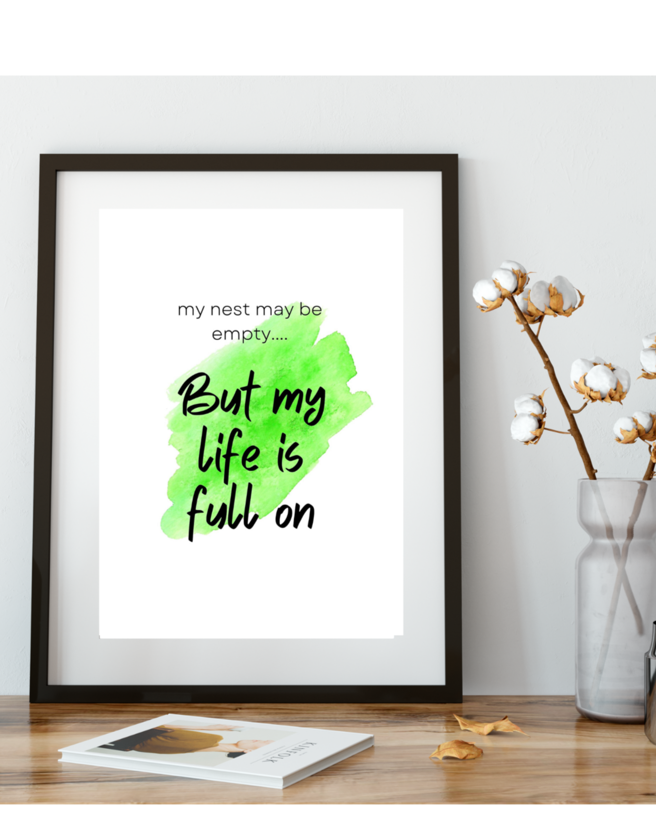 Set of three digital wall art prints for midlife women