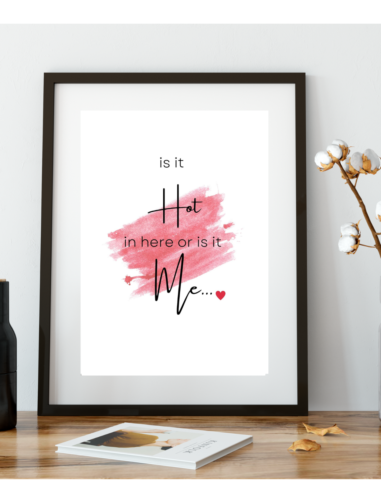 Set of three humorous digital wall art prints for midlife women