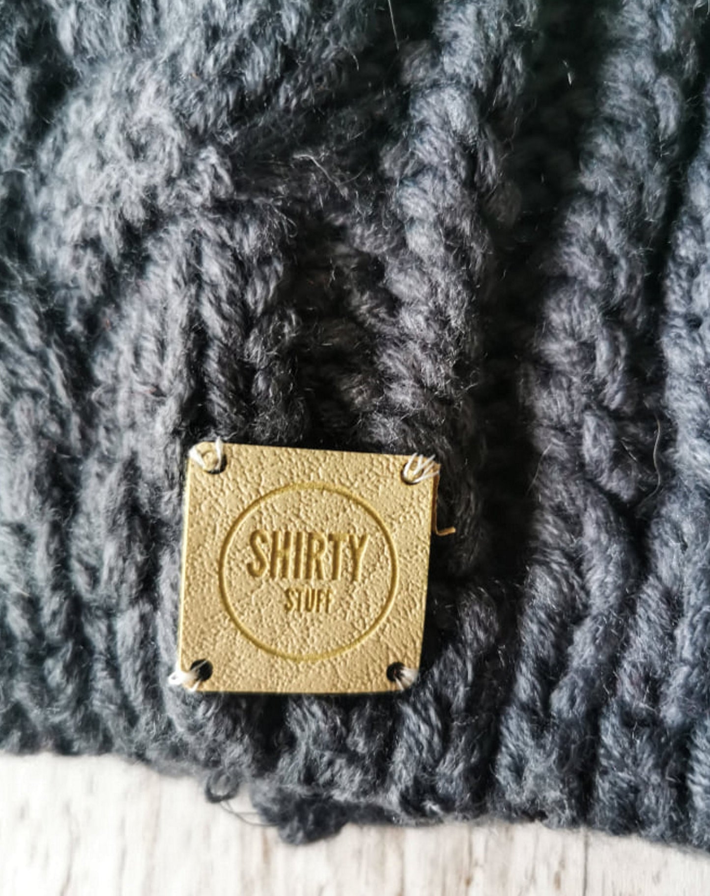 Charcoal Grey Bobble Hat