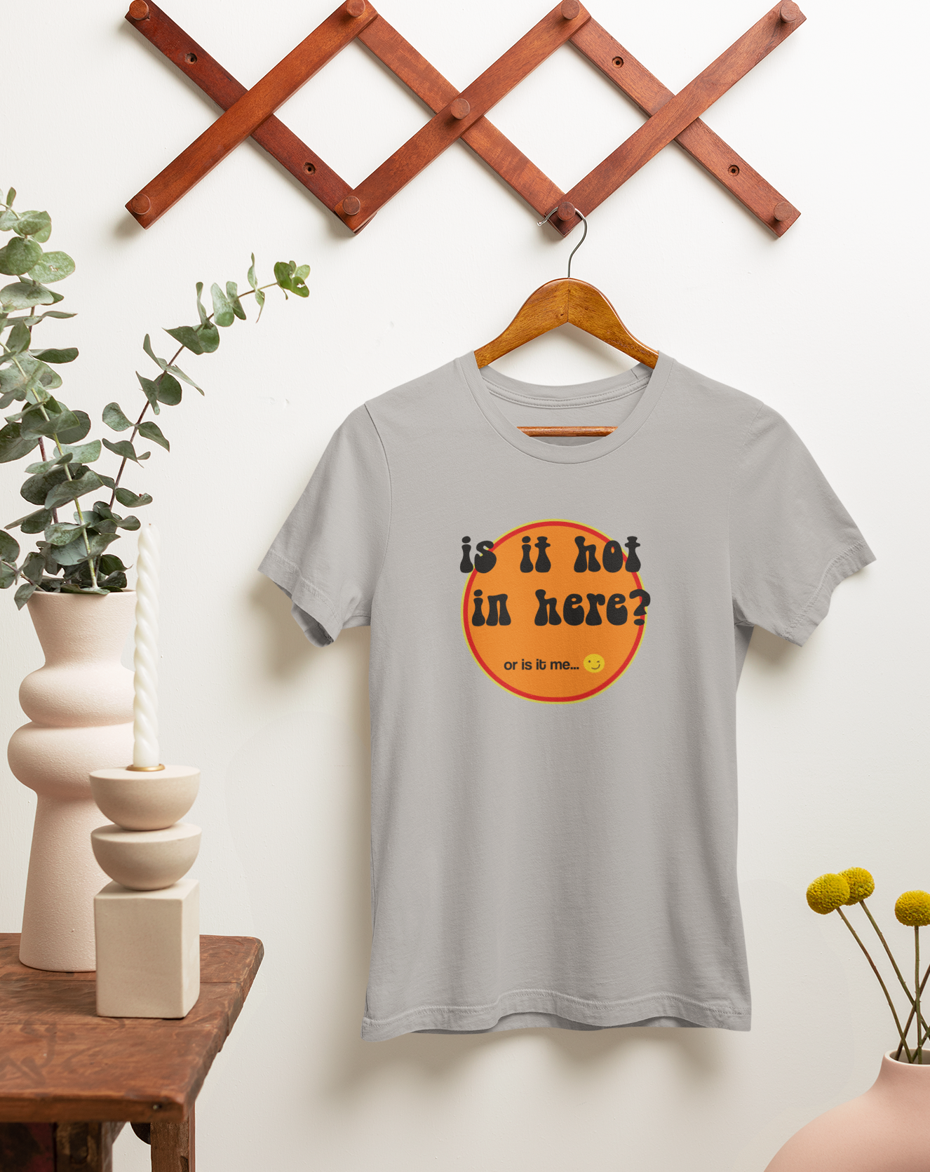 Is it Hot In Here? Women's Organic Cotton T-Shirt. Sizes Small through to 2XL