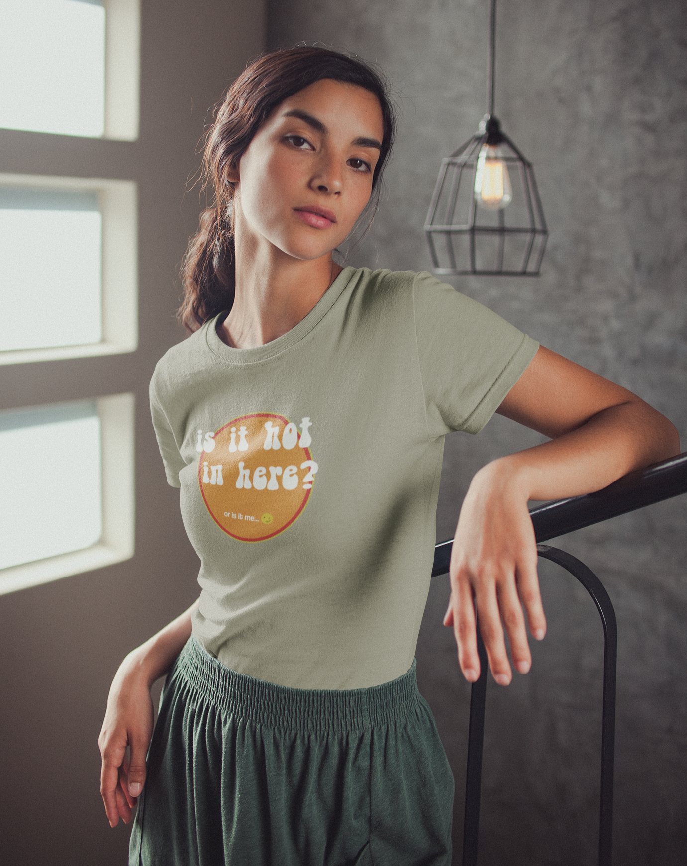 Is it Hot In Here? Women's Organic Cotton T-Shirt. Sizes Small through to 2XL