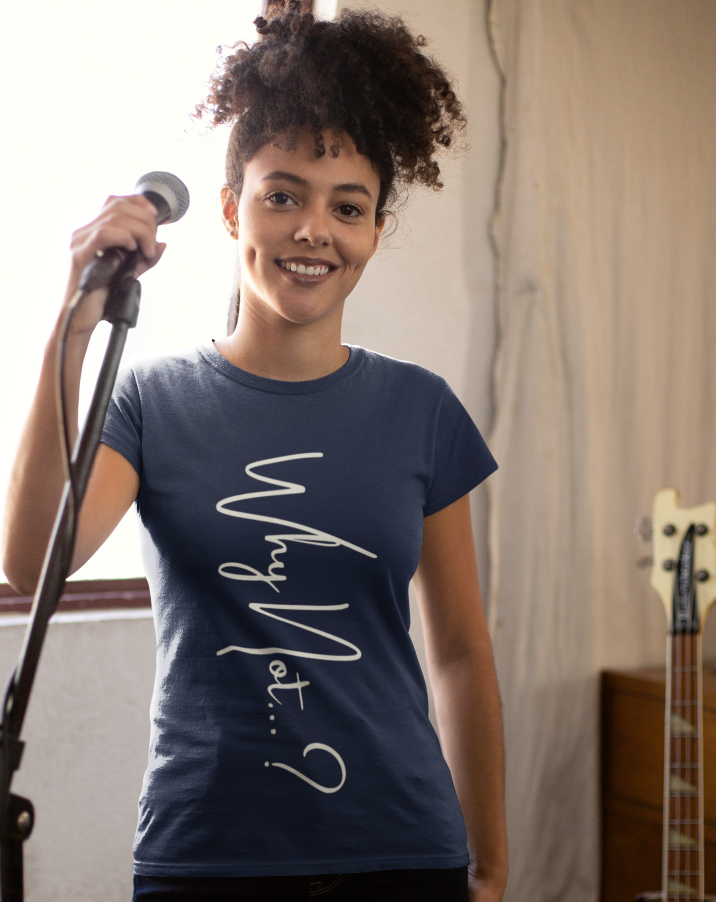 'Why Not?' organic cotton t-shirt.  Small through to 2XL